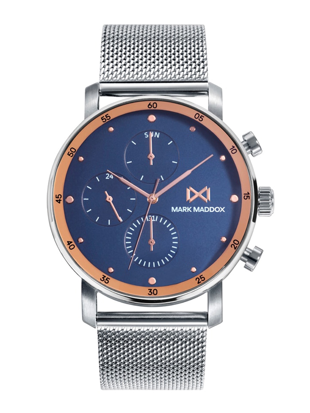 

MARK MADDOX Men Stainless Steel Straps Analogue Watch HM7151-37, Blue