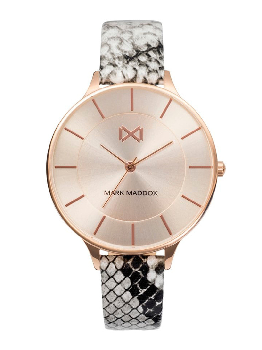 

MARK MADDOX Women Leather Straps Analogue Watch MC7112-97, Rose gold