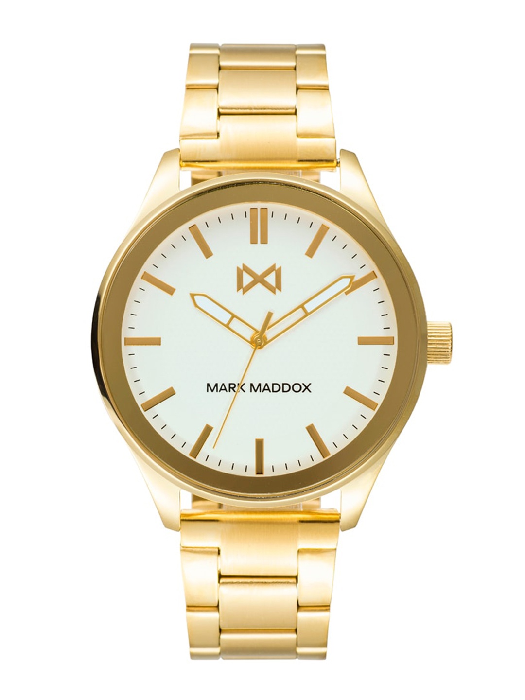 

MARK MADDOX Men Stainless Steel Straps Analogue Watch HM7137-07, Gold