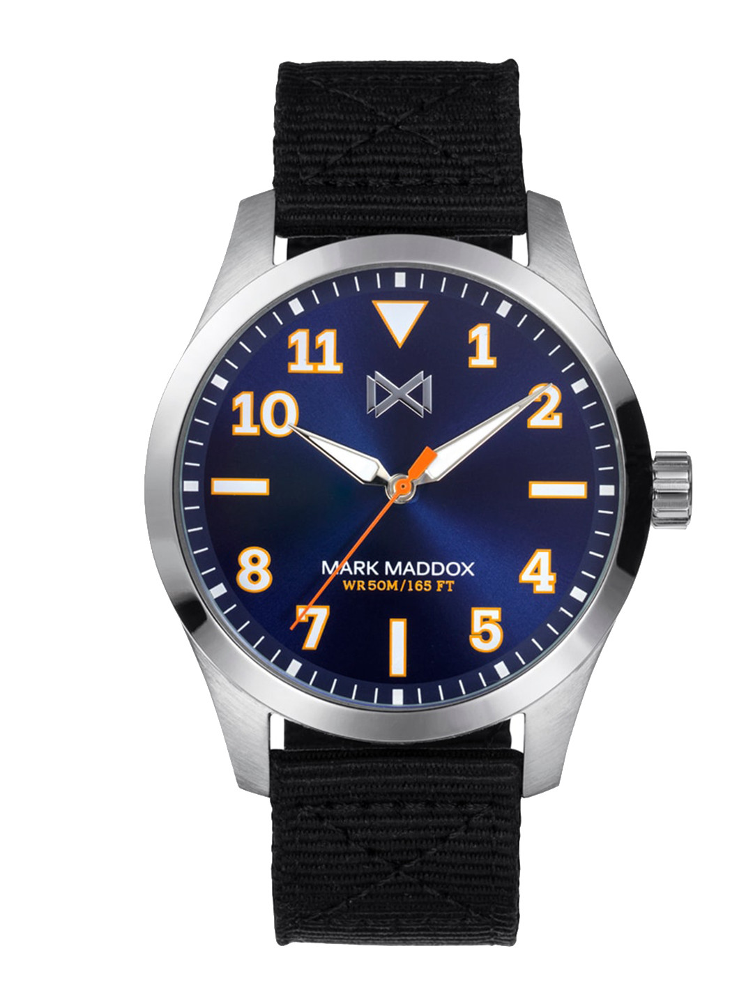 

MARK MADDOX Men Leather Straps Analogue Watch HC7131-34, Blue