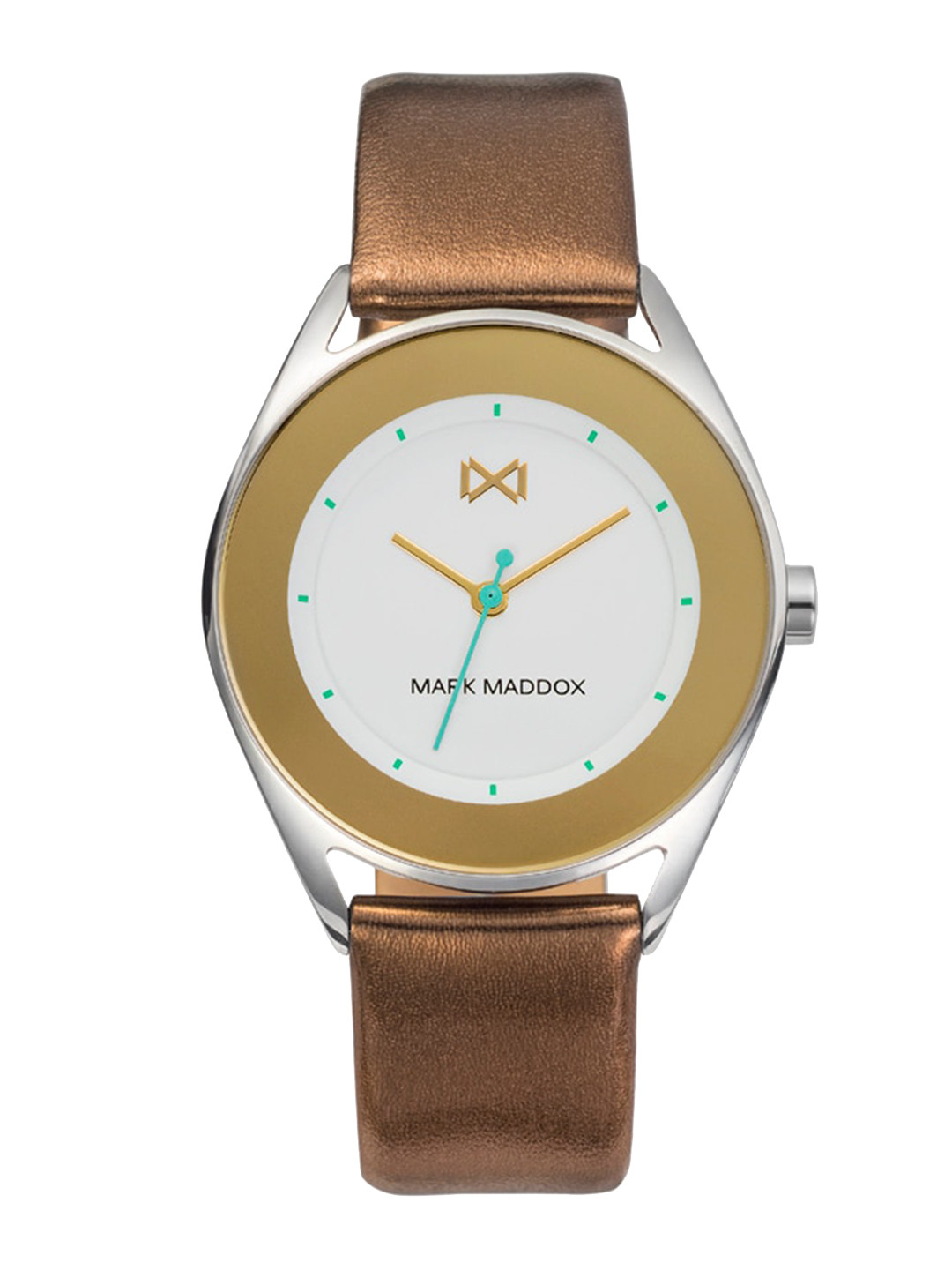 

MARK MADDOX Women Leather Straps Analogue Watch MC7104-06, Brown