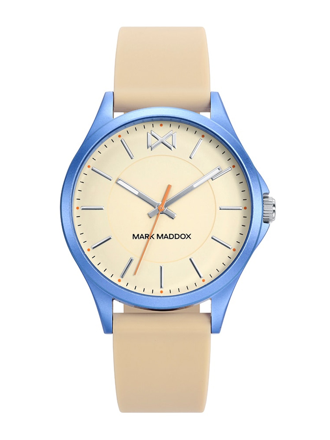 

MARK MADDOX Women Leather Straps Analogue Watch MC7113-27, Blue