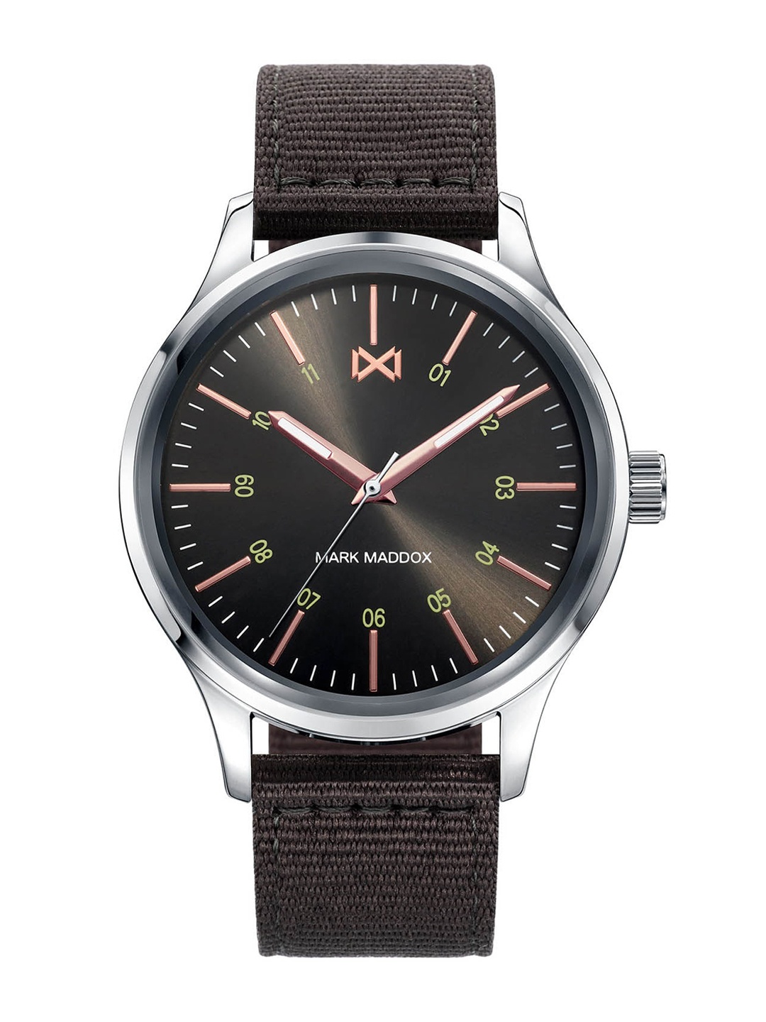 

MARK MADDOX Men Leather Straps Analogue Watch HC7101-57, Black