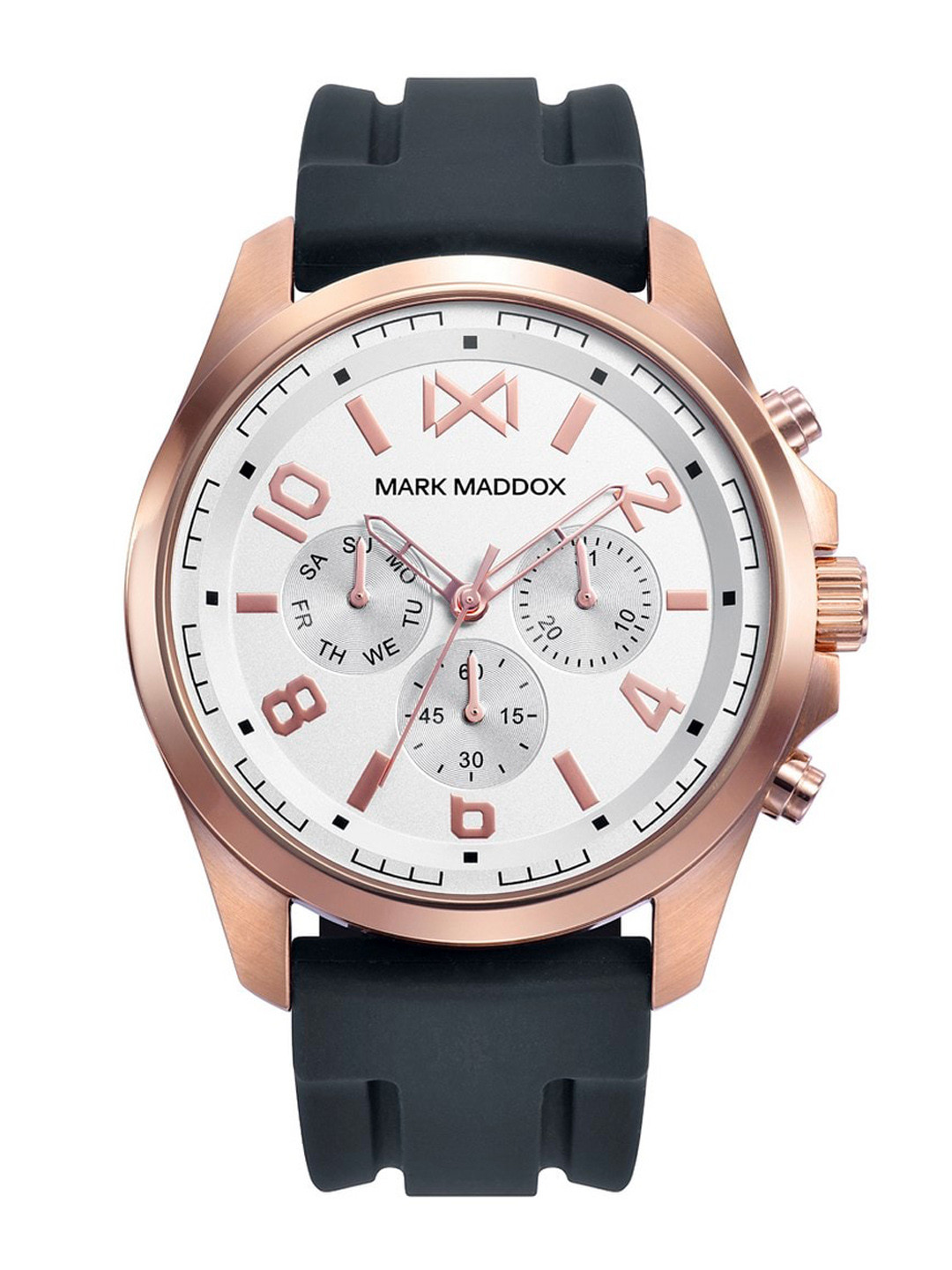 

MARK MADDOX Men Straps Analogue Watch HC0106-05, Rose gold