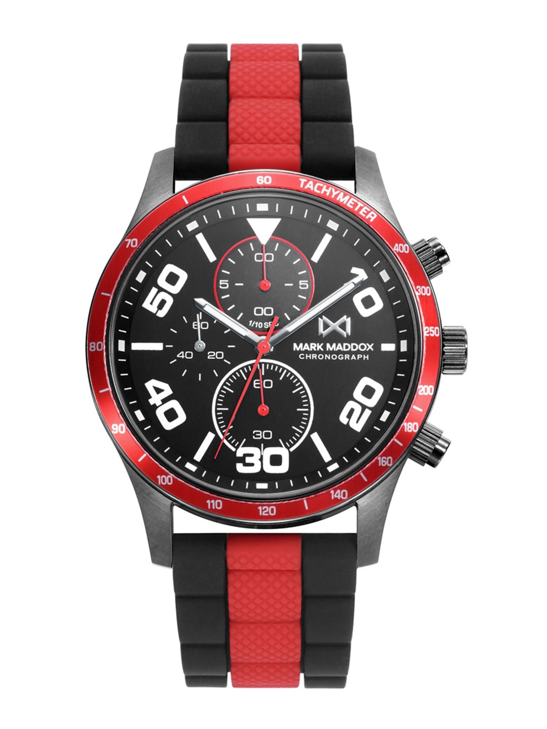 

MARK MADDOX Men Stainless Steel Straps Analogue Watch HC7136-54, Red