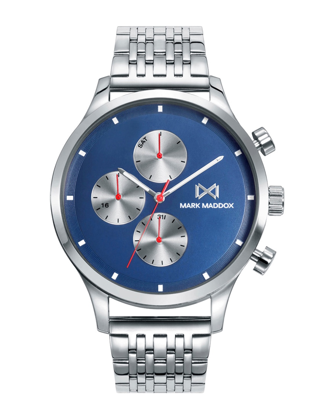 

MARK MADDOX Men Stainless Steel Straps Analogue Watch HM7144-36, Blue