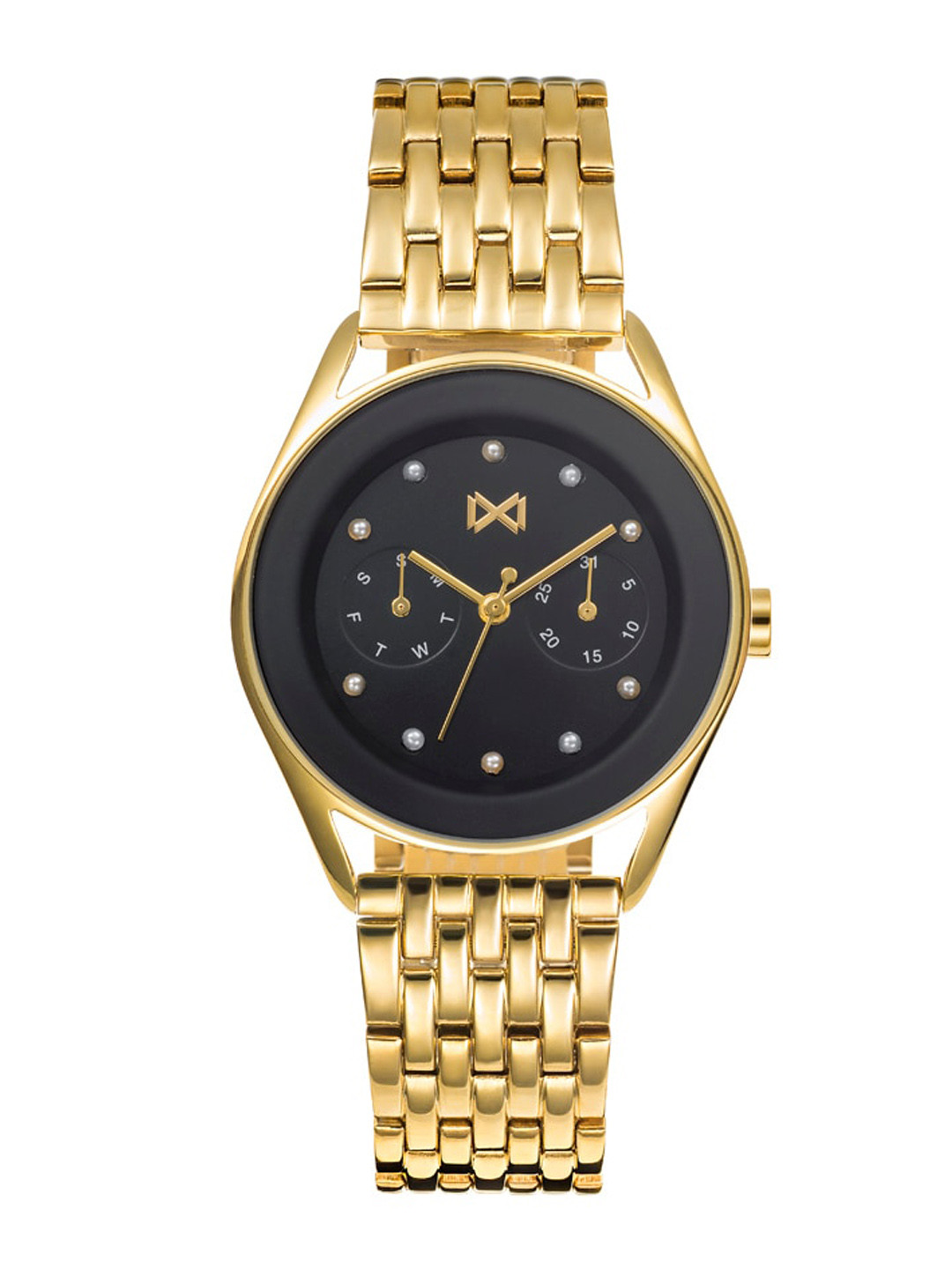 

MARK MADDOX Women Stainless Steel Straps Analogue Watch MM7128-50, Black