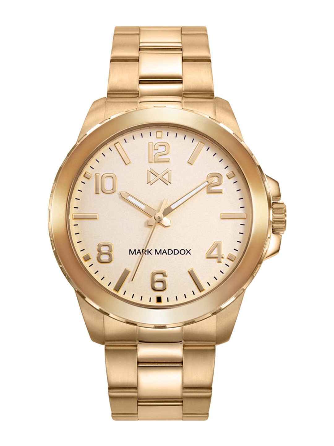 

MARK MADDOX Men Stainless Steel Straps Analogue Watch HM0111-95, Beige