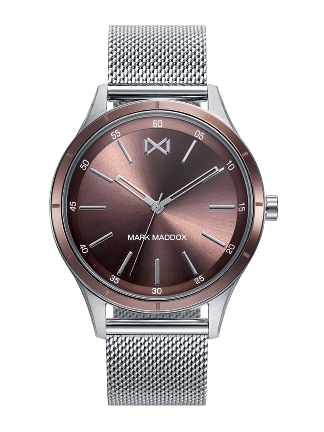 

MARK MADDOX Men Stainless Steel Straps Analogue Watch HM7117-47, Brown