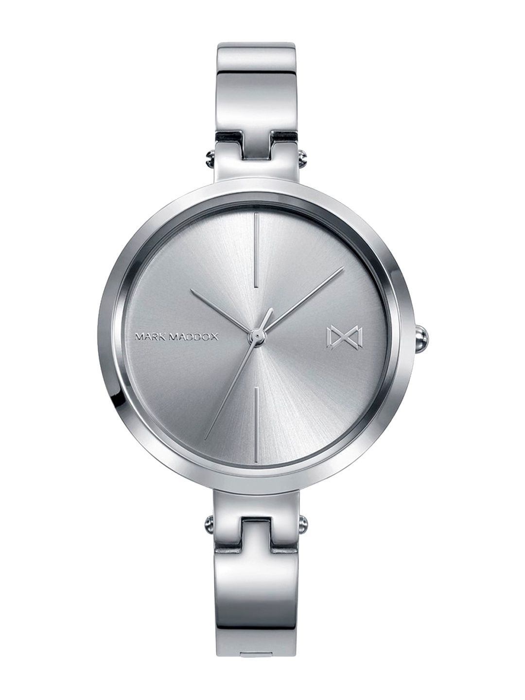 

MARK MADDOX Women Round Dial & Stainless Steel Straps Analogue Watch- MM0113-87, Silver