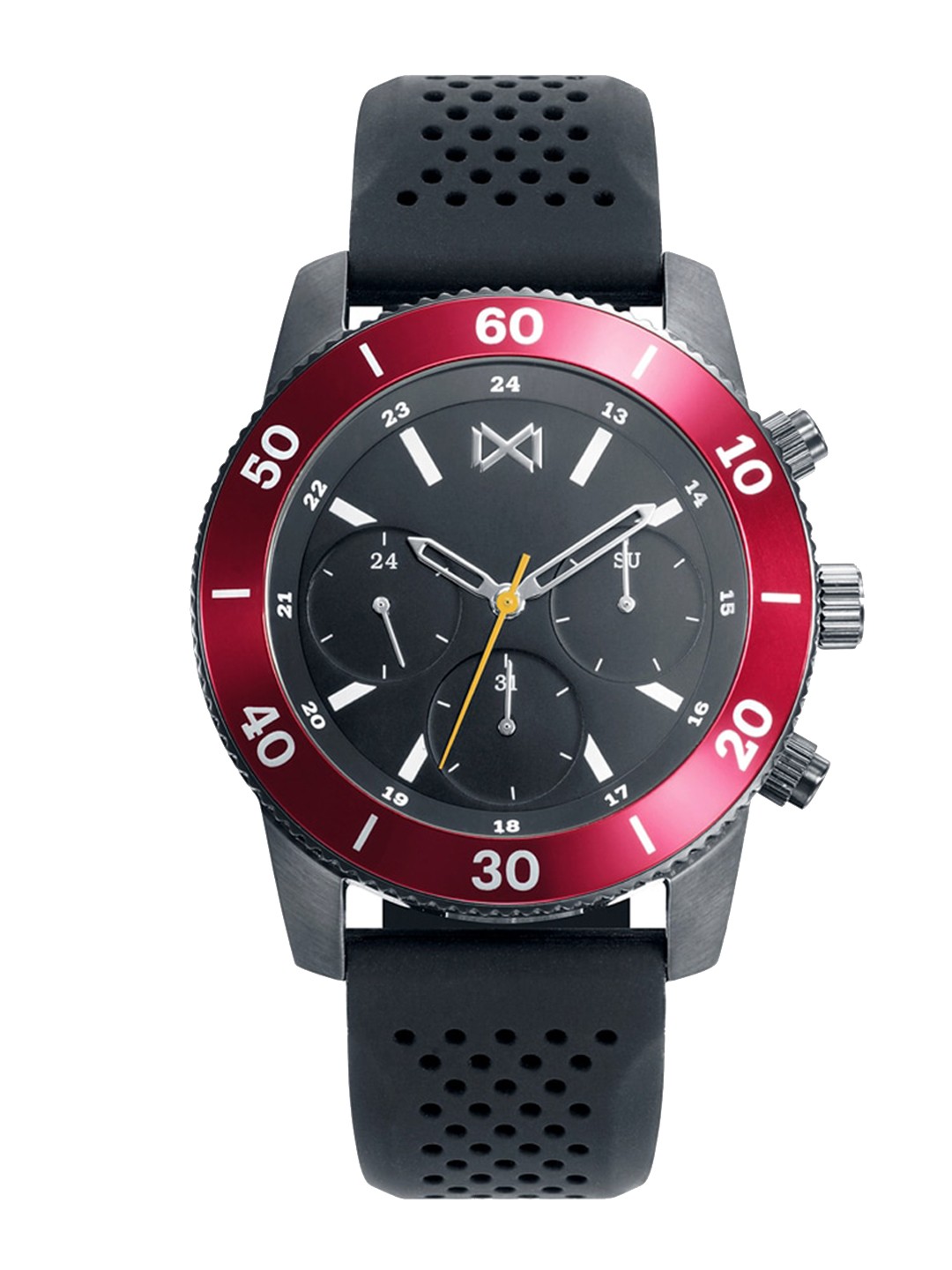 

MARK MADDOX Men Round Dial Analogue Watch- HC7125-56, Black