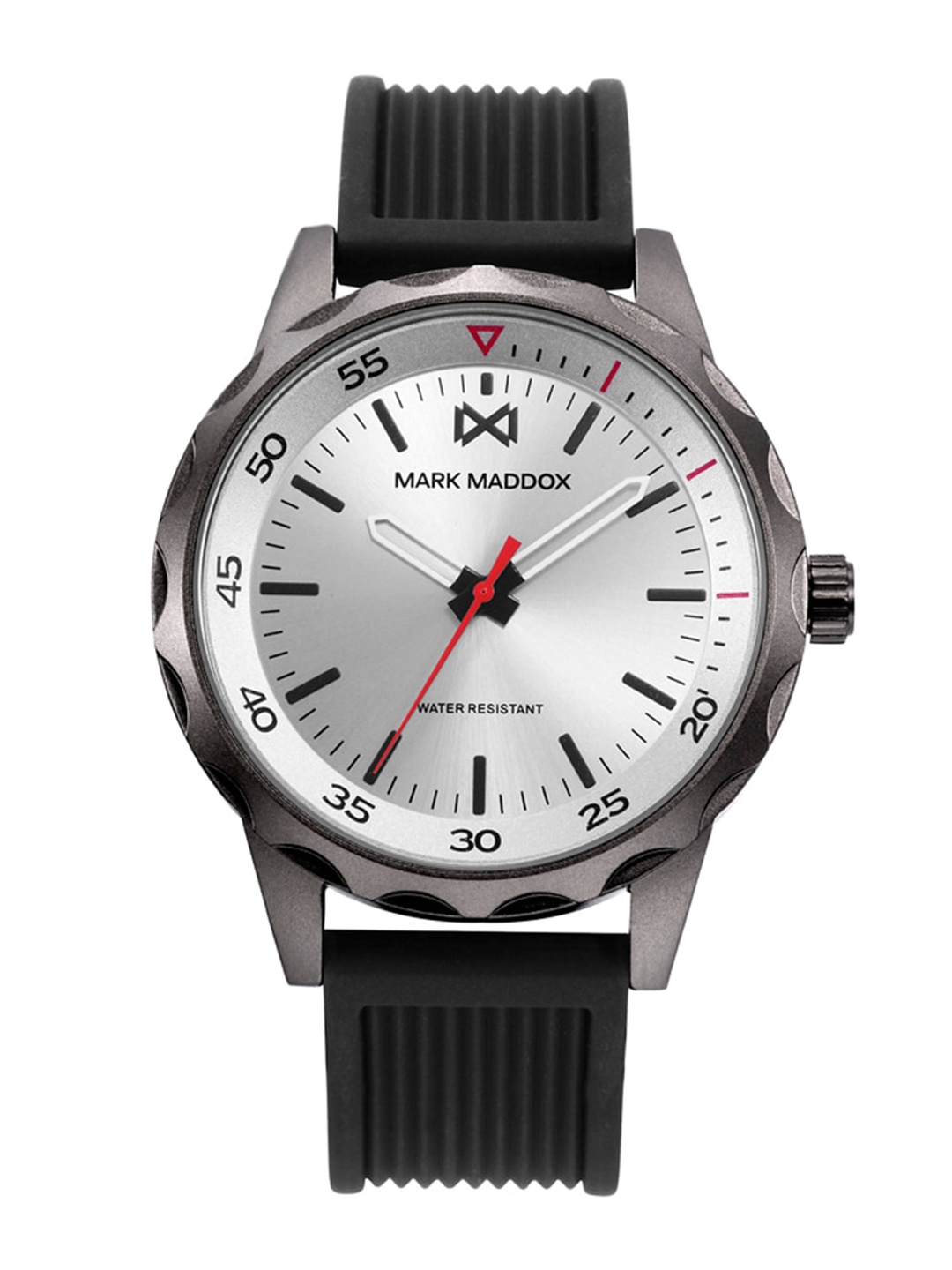

MARK MADDOX Men Leather Straps Analogue Watch HC0115-06, Grey