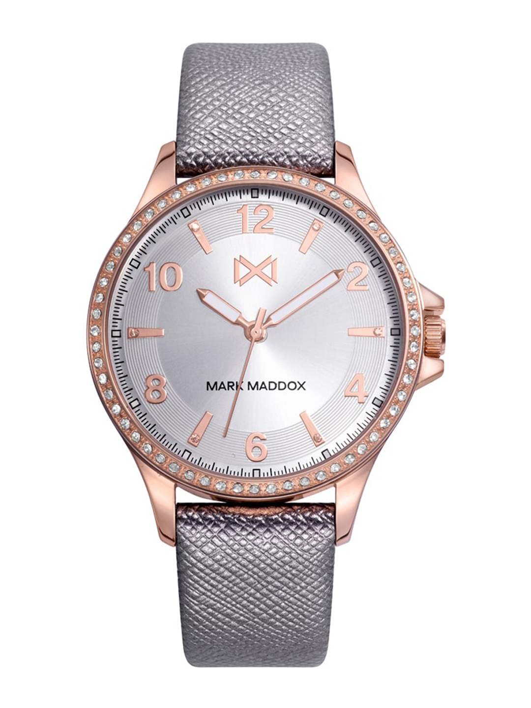 

MARK MADDOX Women Leather Straps Analogue Watch MC7123-05, Rose gold