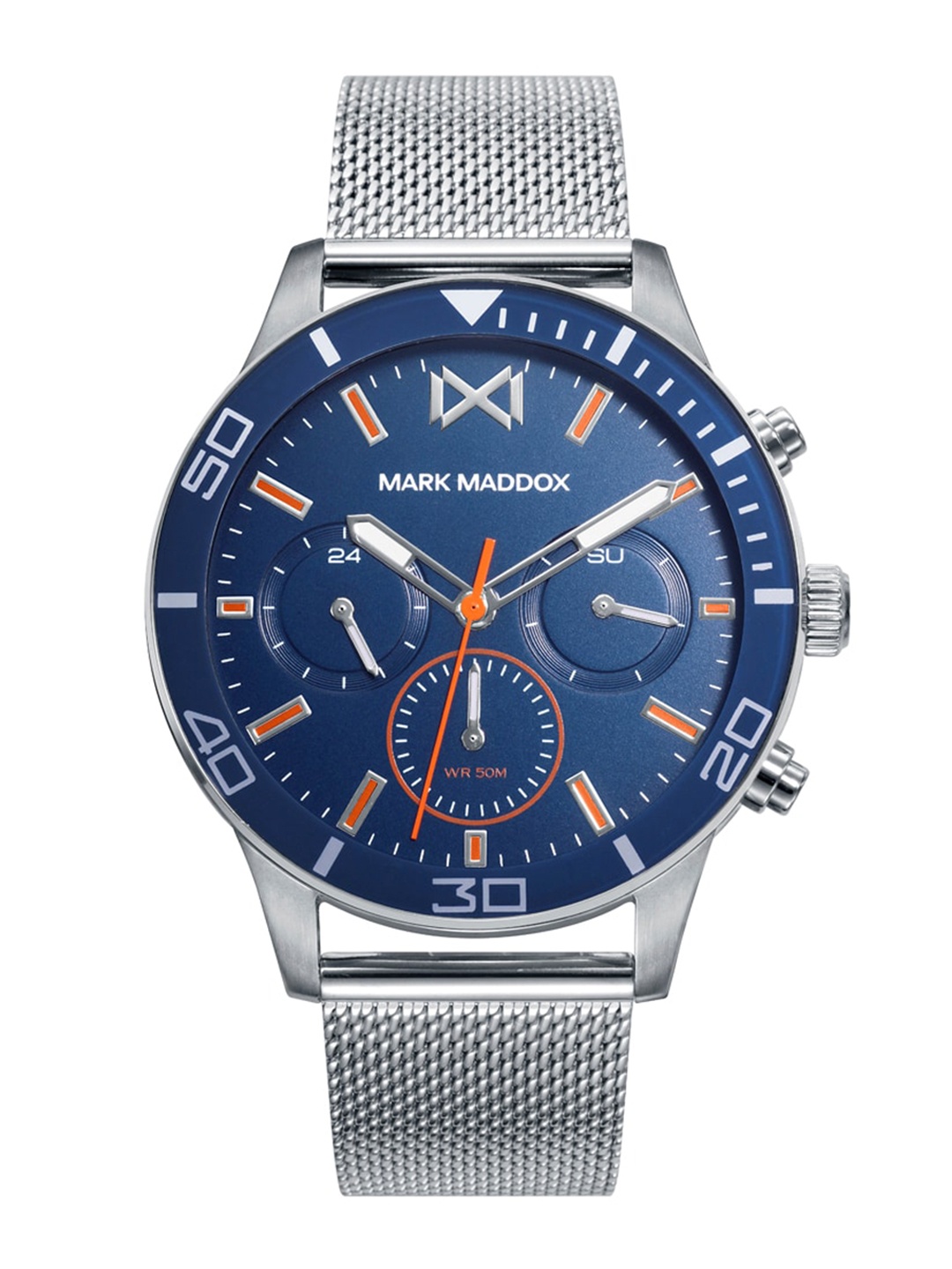 

MARK MADDOX Men Stainless Steel Straps Analogue Watch HM7147-37, Blue