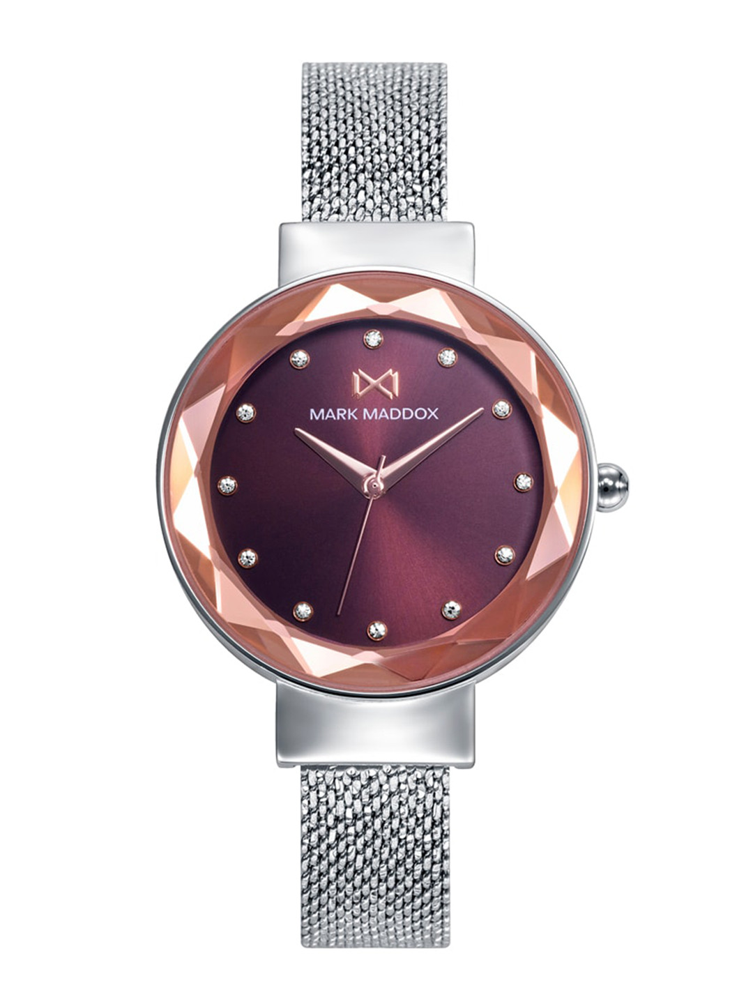 

MARK MADDOX Women Stainless Steel Straps Analogue Watch MM7158-77, Purple