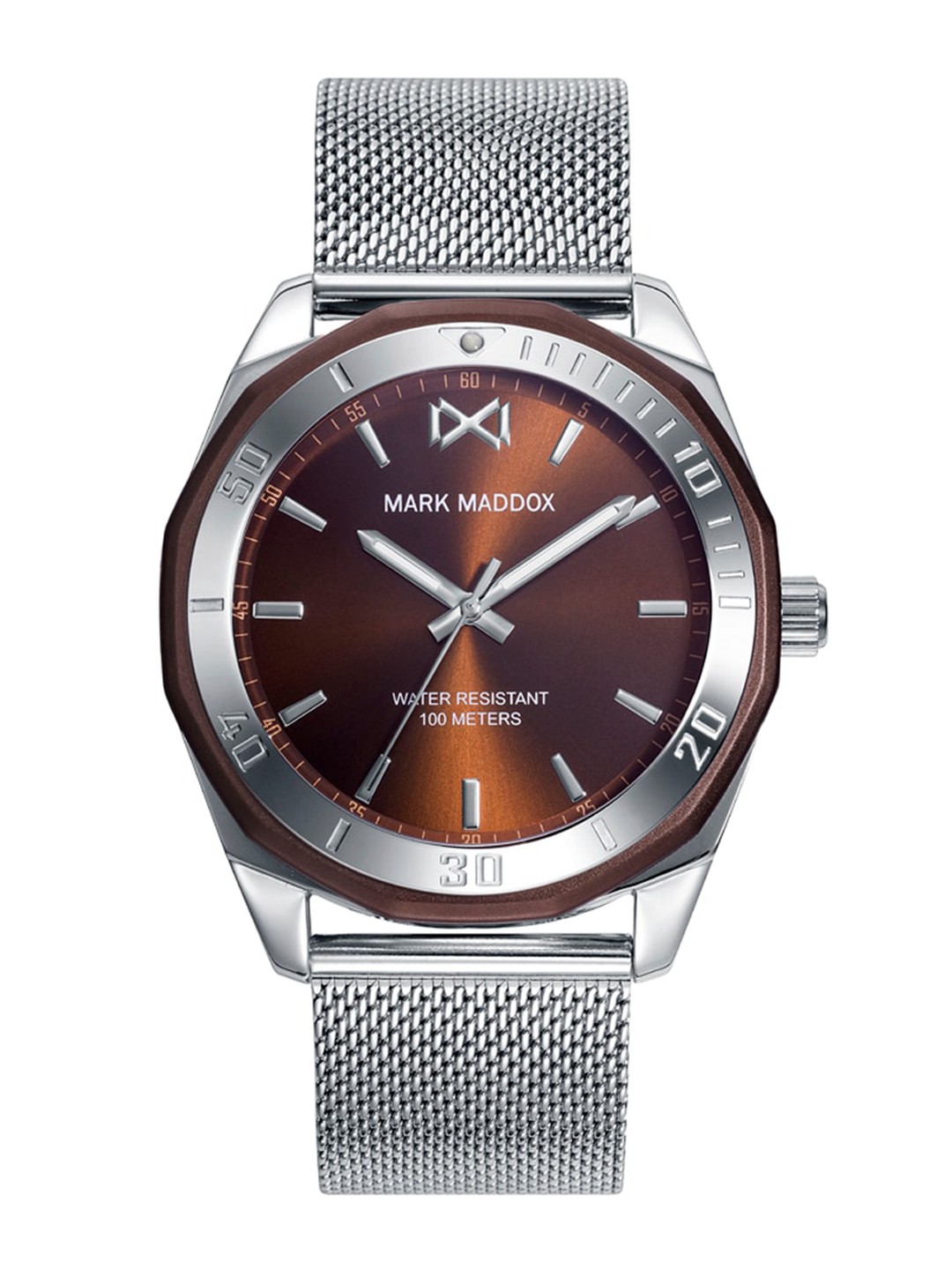 

MARK MADDOX Men Stainless Steel Straps Analogue Watch HM0126-17, Brown