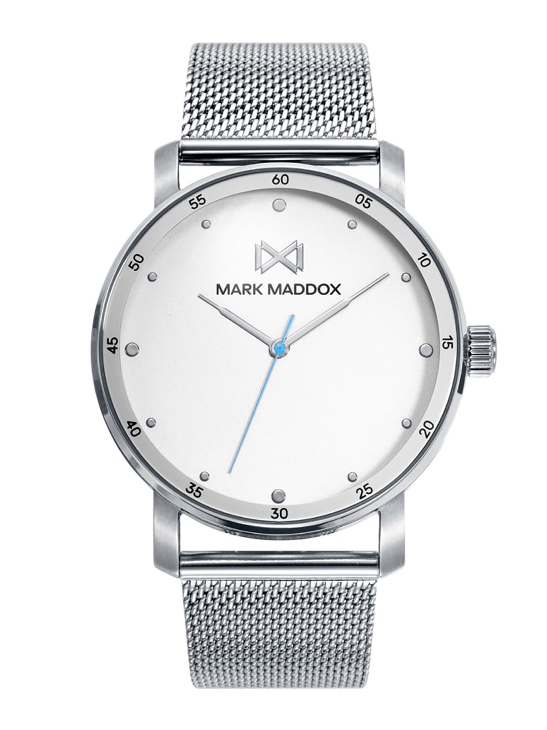 

MARK MADDOX Men Round Dial & Stainless Steel Straps Analogue Watch- HM7150-07, Silver