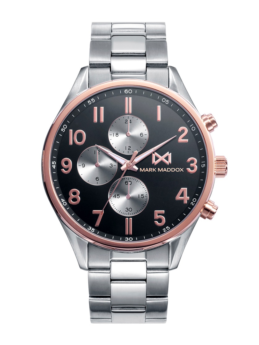 

MARK MADDOX Men Stainless Steel Straps Analogue Watch, Black