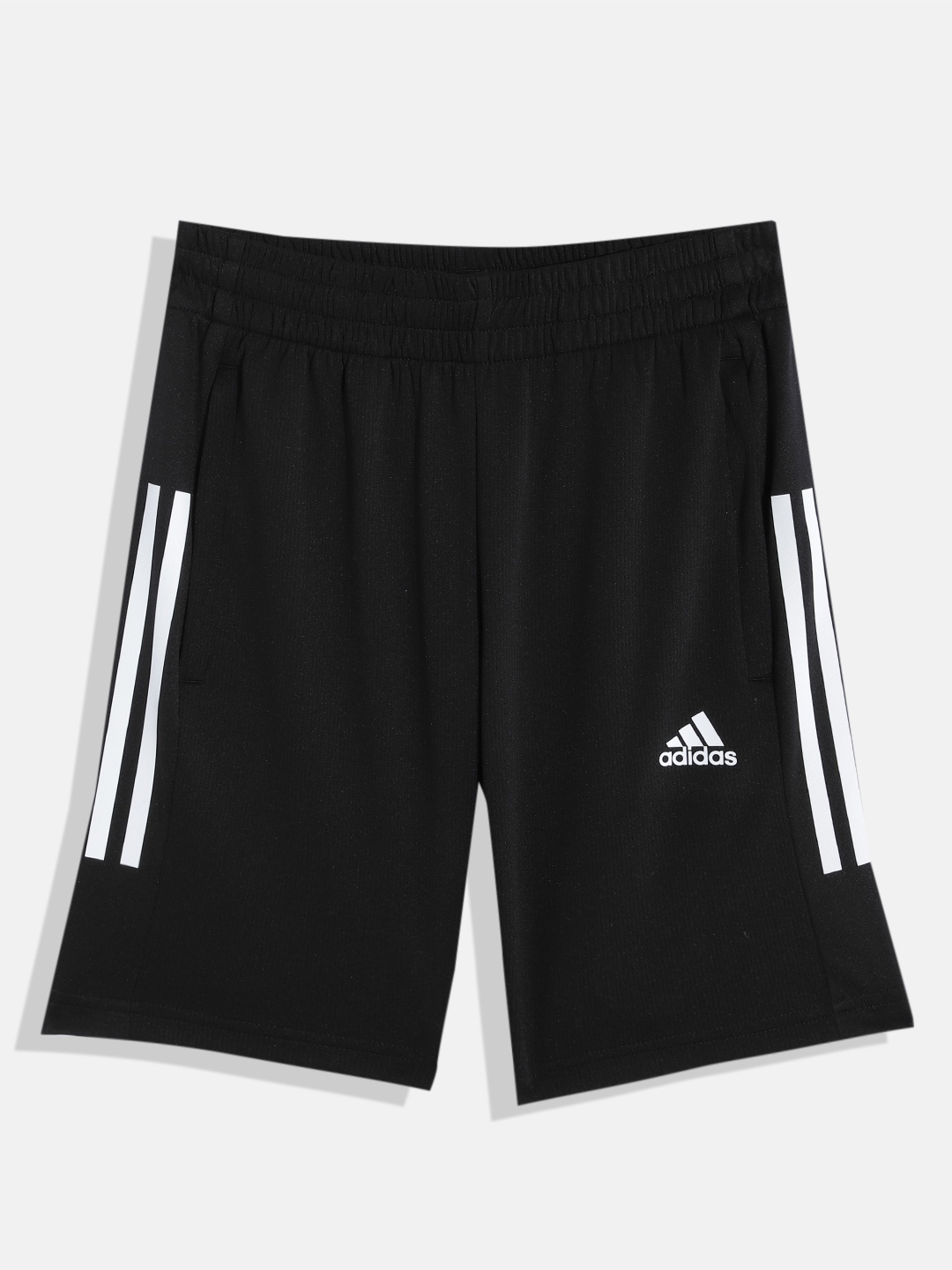 

ADIDAS Boys Shorts with 3 Stripe Detail, Black