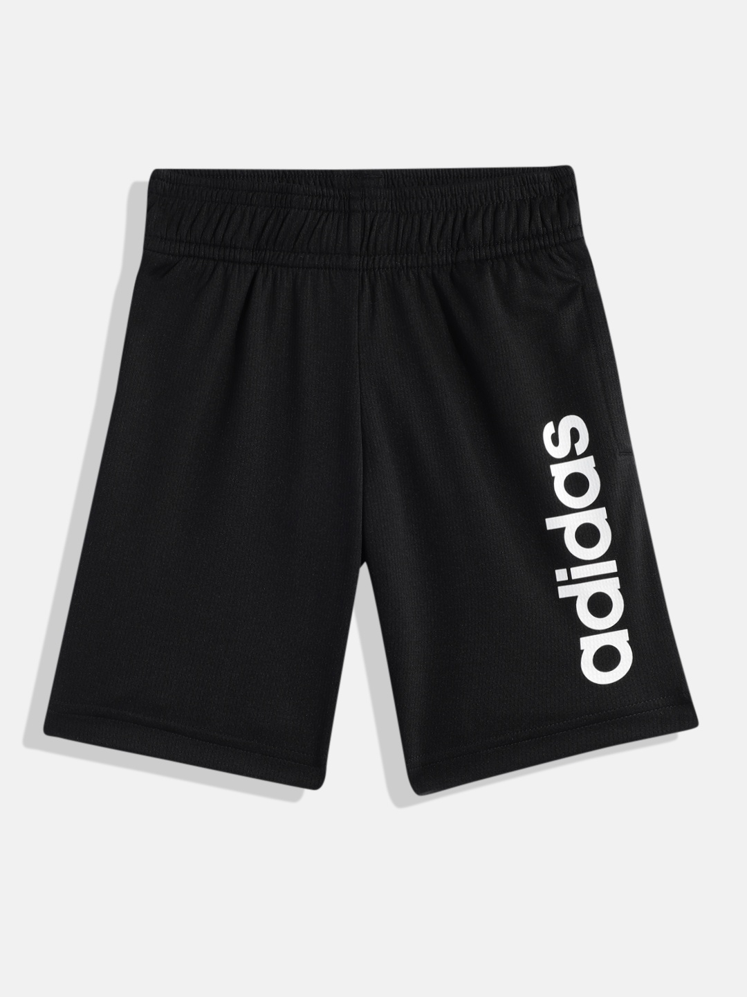 

ADIDAS Boys Brand Logo Printed Sports Shorts, Black
