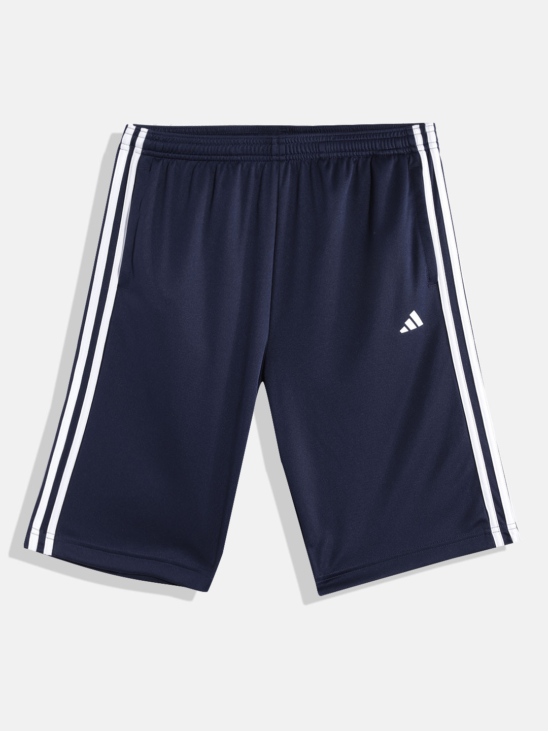 

ADIDAS Kids TR-ES 3S SH Training Shorts with Side Taping Detail, Navy blue