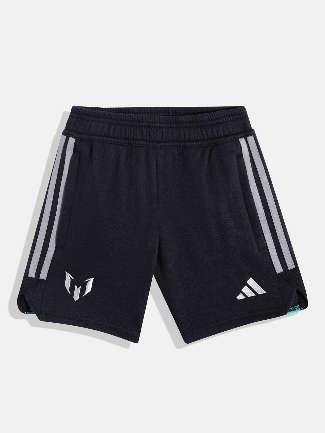 

ADIDAS Kids MESSI SHO Aeroready Sports Shorts With Side Taping, Black