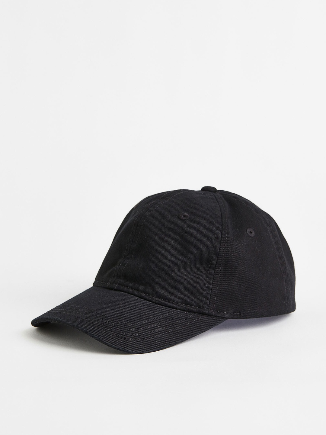 

H&M Girls Pure Cotton Twill Cap, Black