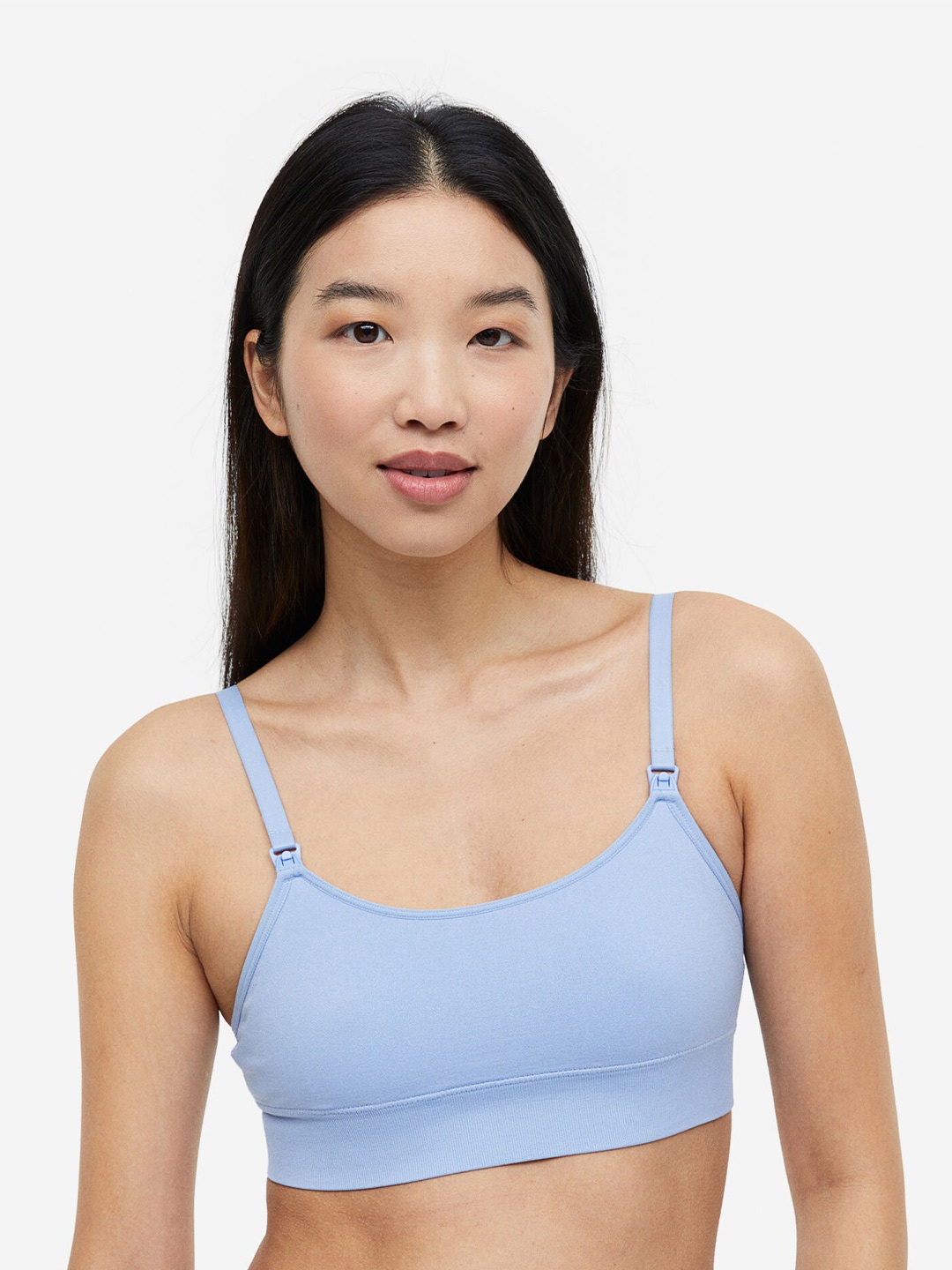 

H&M MAMA 2-Pack Jersey Nursing Bras, Black