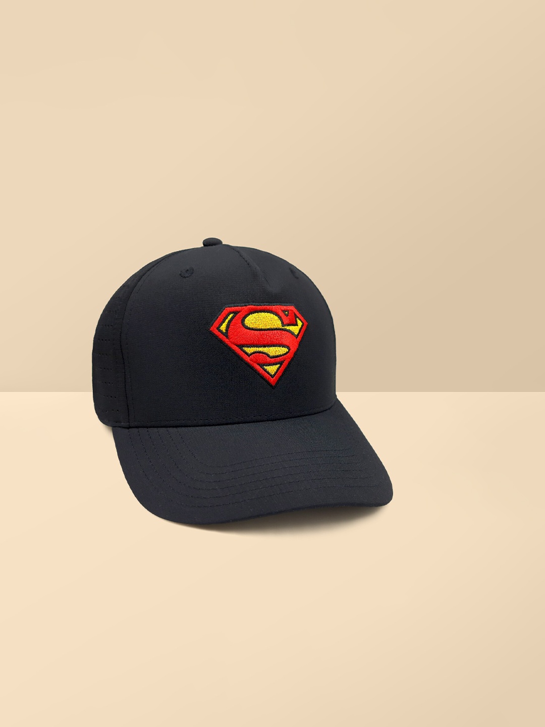 

Free Authority Men Superman Embroidered Baseball Cap, Black