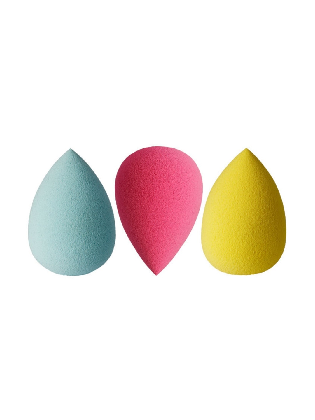 

FEELHIGH Set Of 3 Professional Beauty Blender Makeup Sponges, Blue