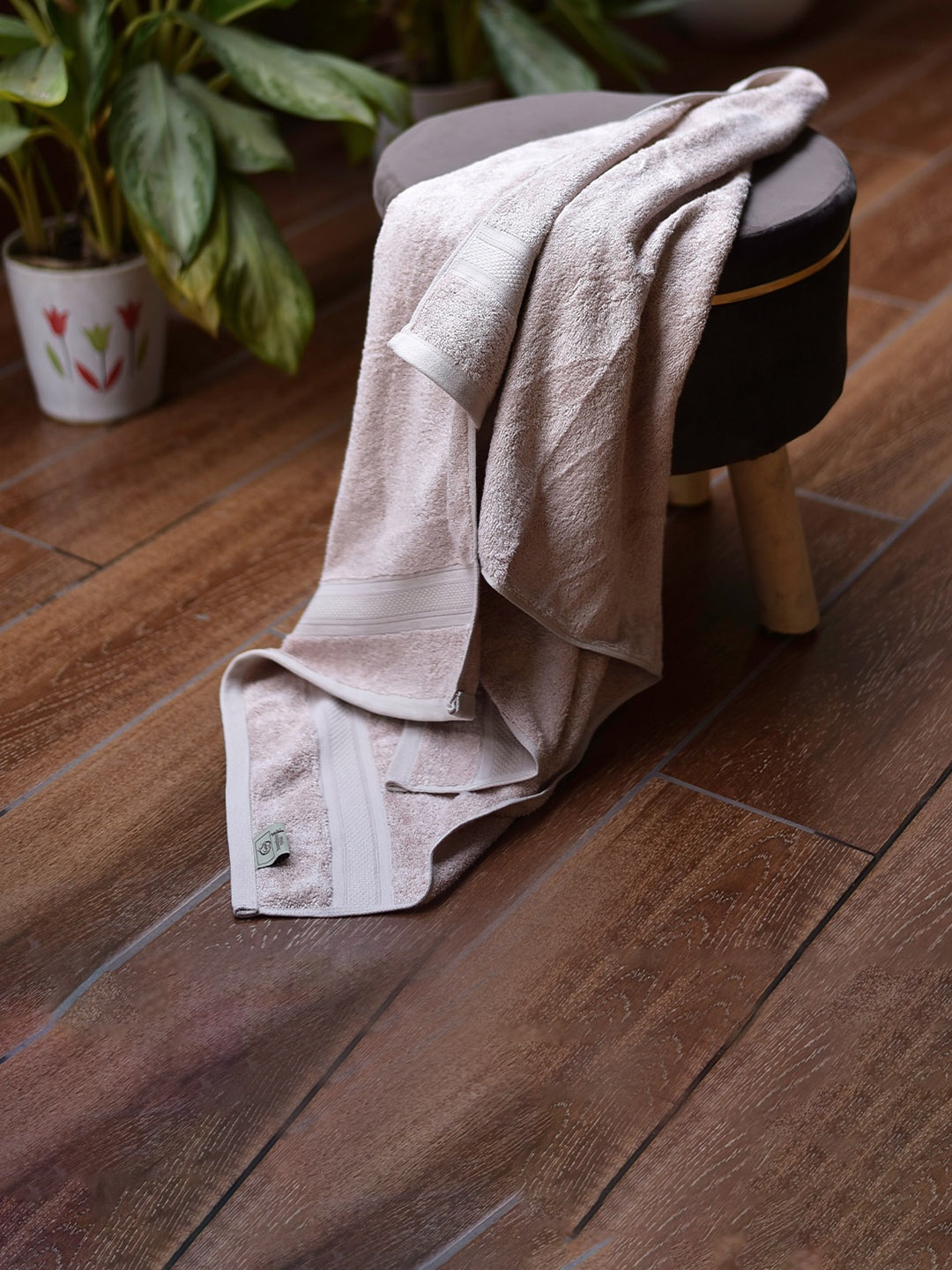 

Furbo Beige 3 Pieces Anti-Microbial 600 GSM Bamboo Towel Set