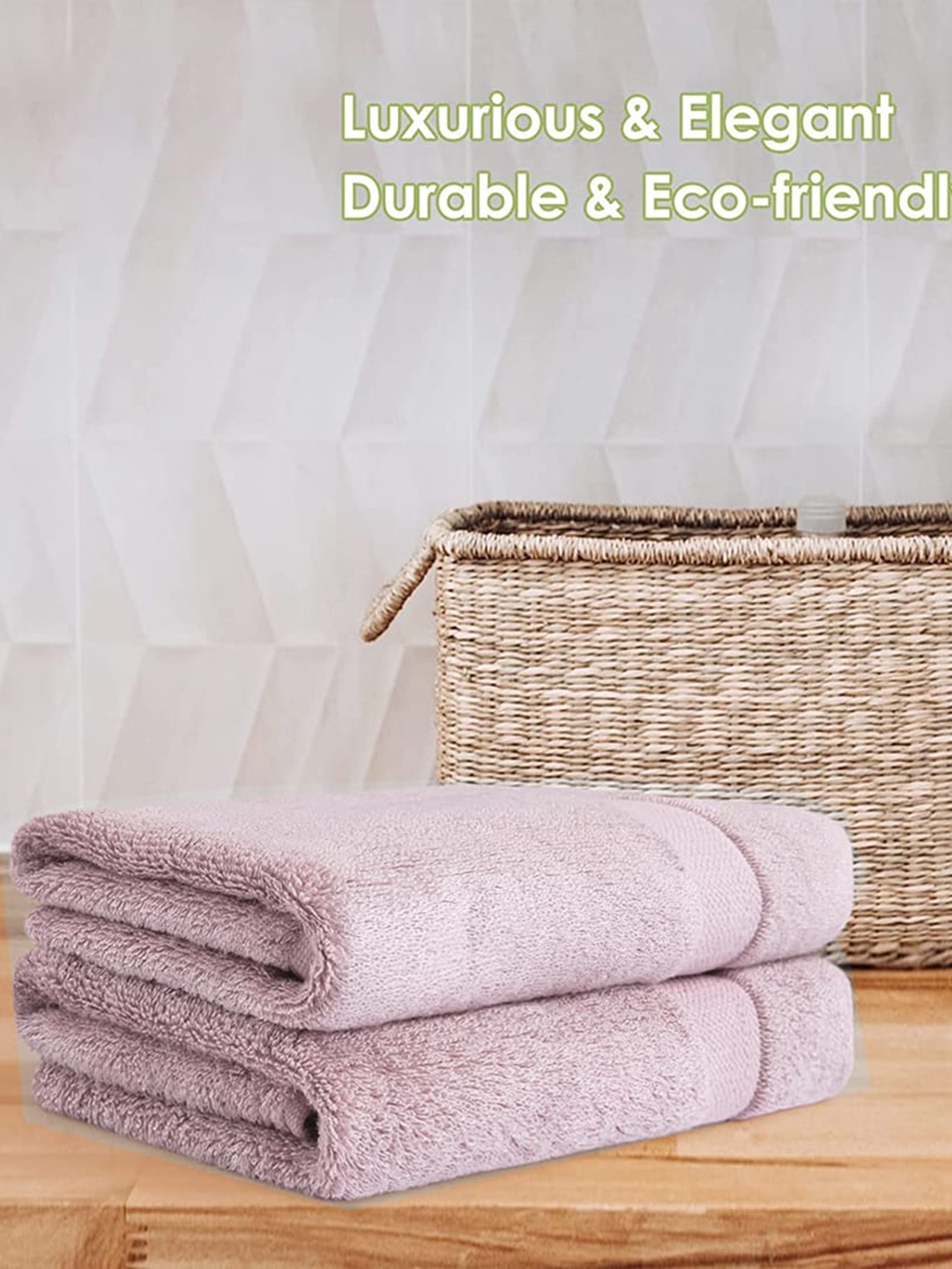 

Furbo Pink & Blue 4 Pieces Pure Bamboo 600 GSM Quick Drying & Anti-Bacterial Hand Towels
