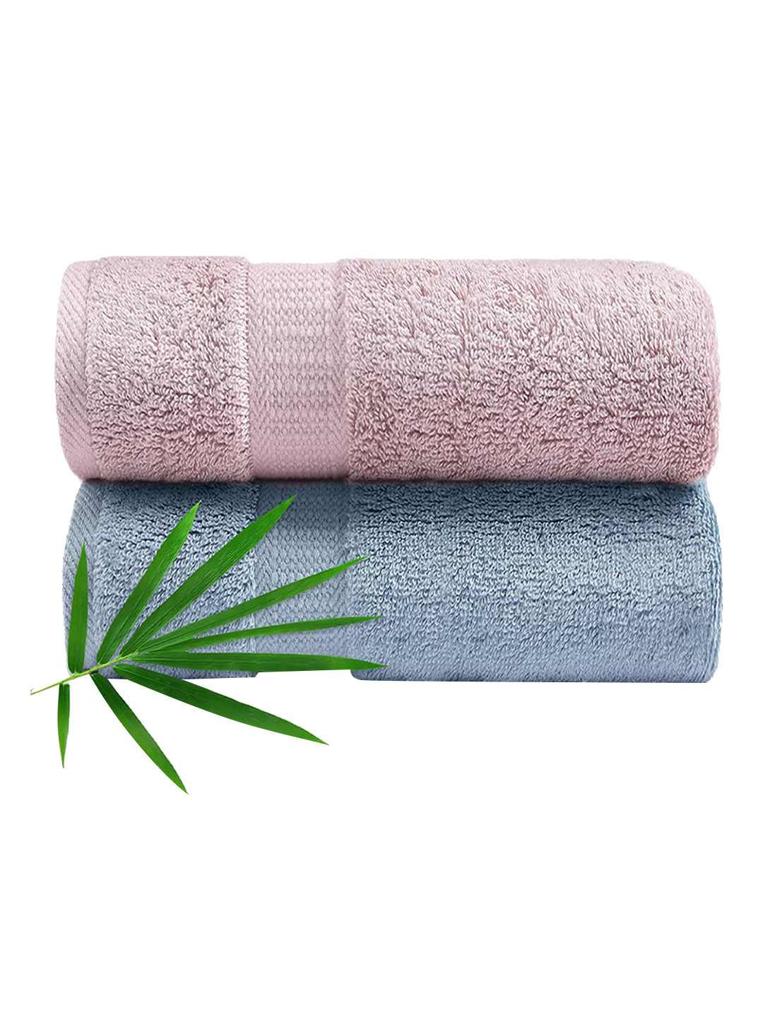 

Furbo Blue & Pink 2 Pcs Pure Bamboo 600 GSM Quick Drying & Antibacterial Hand Towels