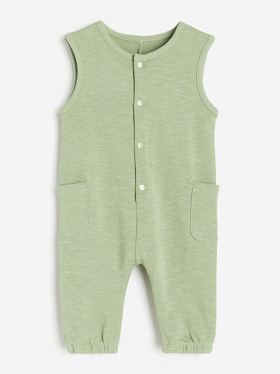 

H&M Infant Boys Pure Cotton Romper Suit, Green