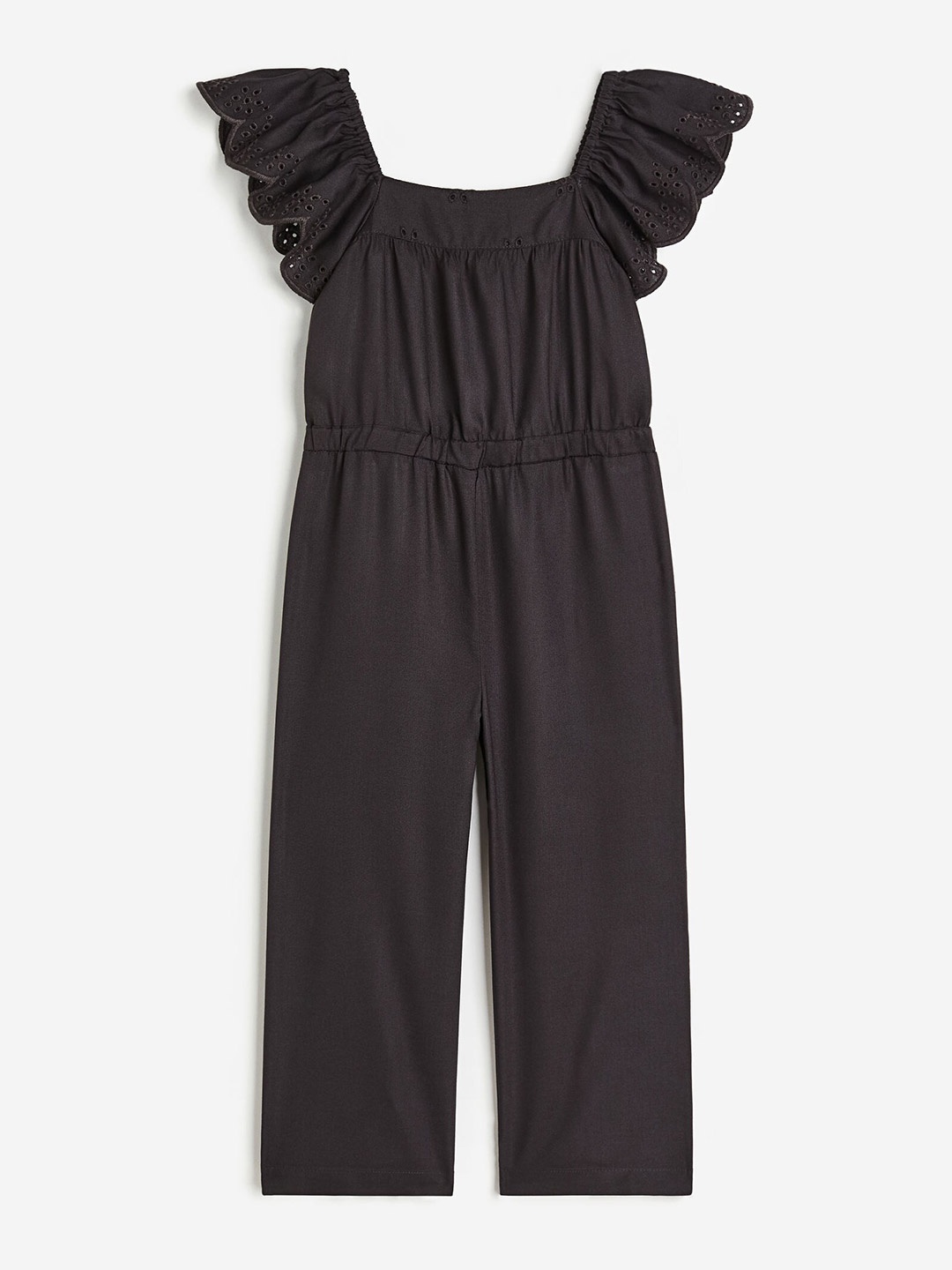 

H&M Girls Broderie Anglaise Jumpsuit, Black