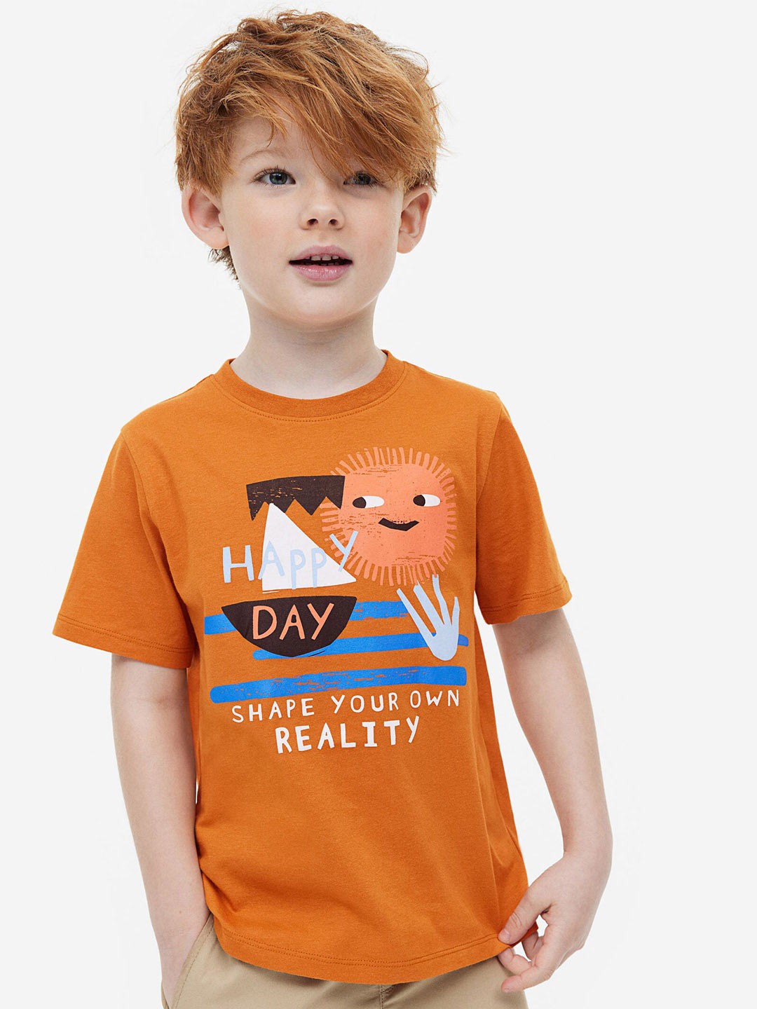 

H&M Boys Cotton T-shirt, Multi