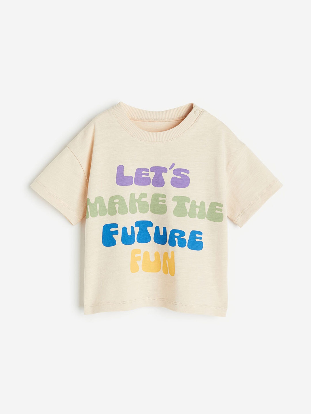 

H&M Boys Printed T-shirt, Beige