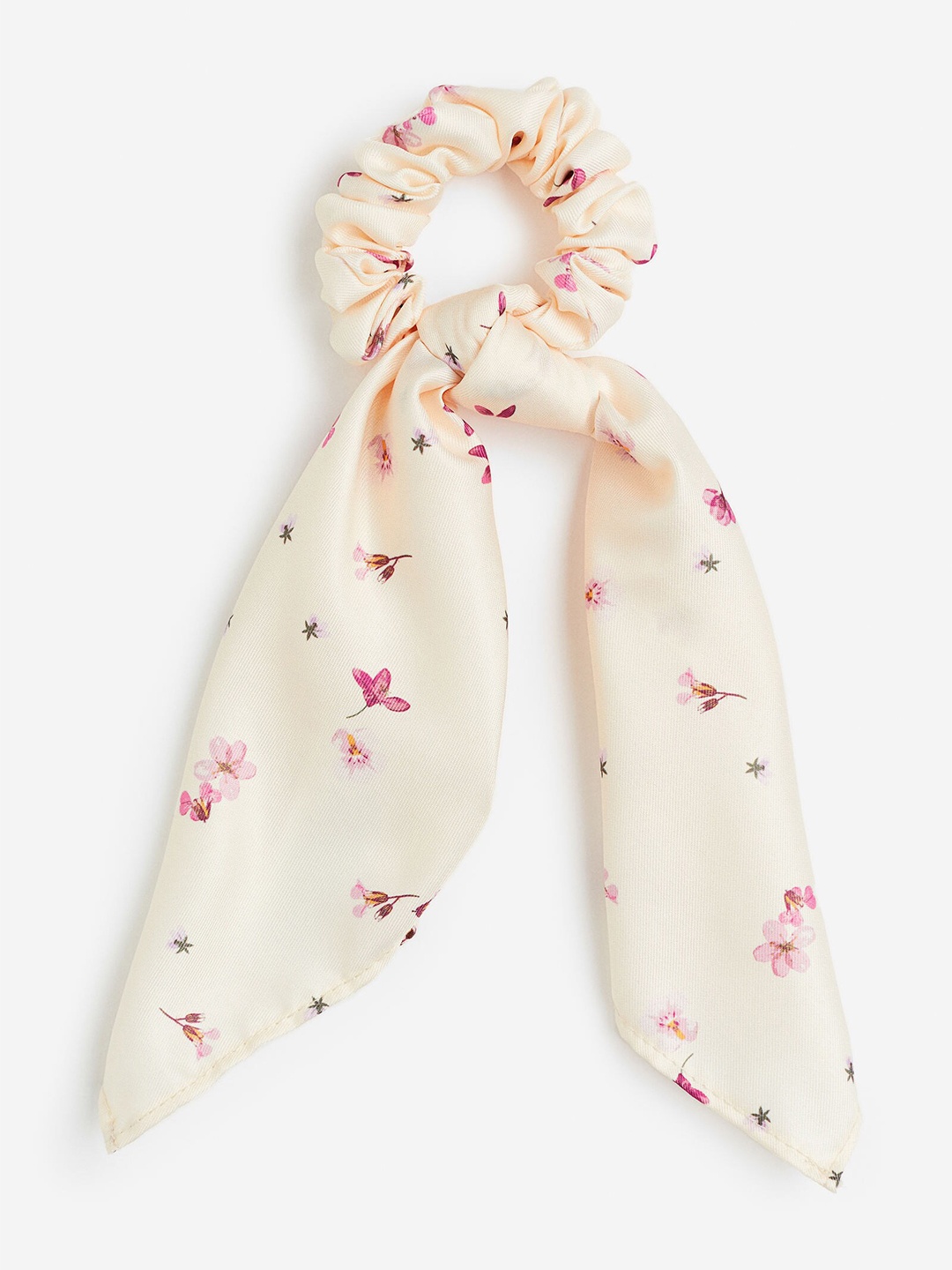 

H&M Scrunchie With A Scarf Detail, Beige