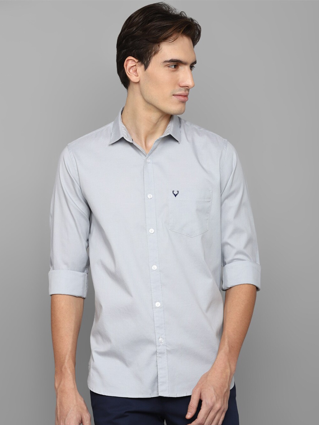 

Allen Solly Slim Fit Casual Shirt, Grey