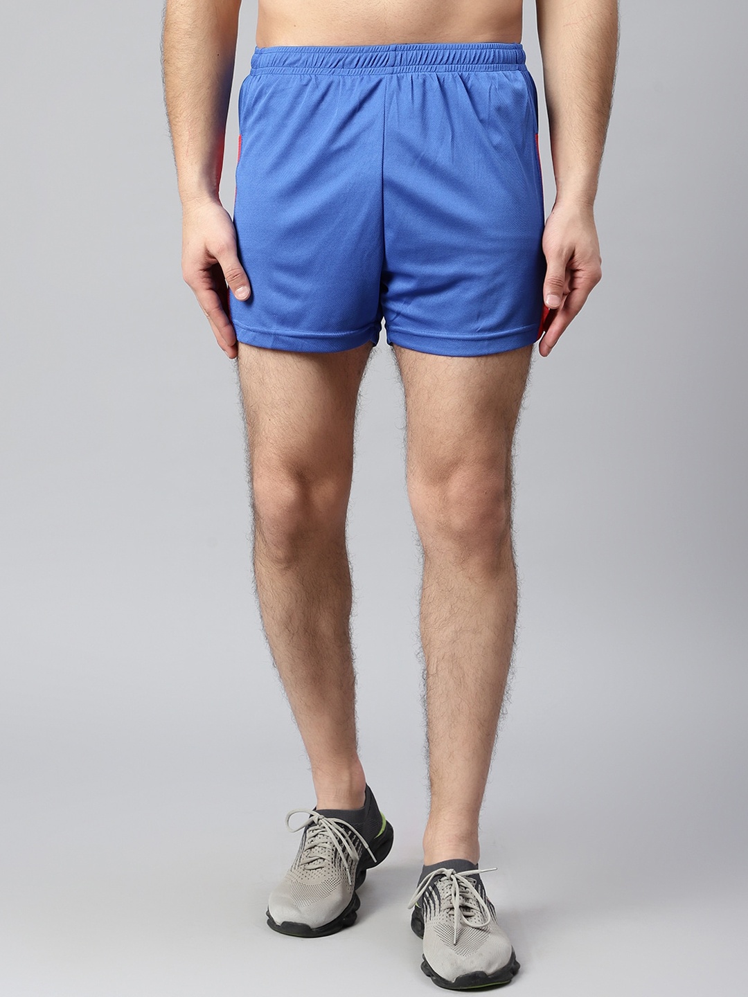 

Shiv Naresh Men Low-rise Slim Fit Athletic Sports Shorts, Blue