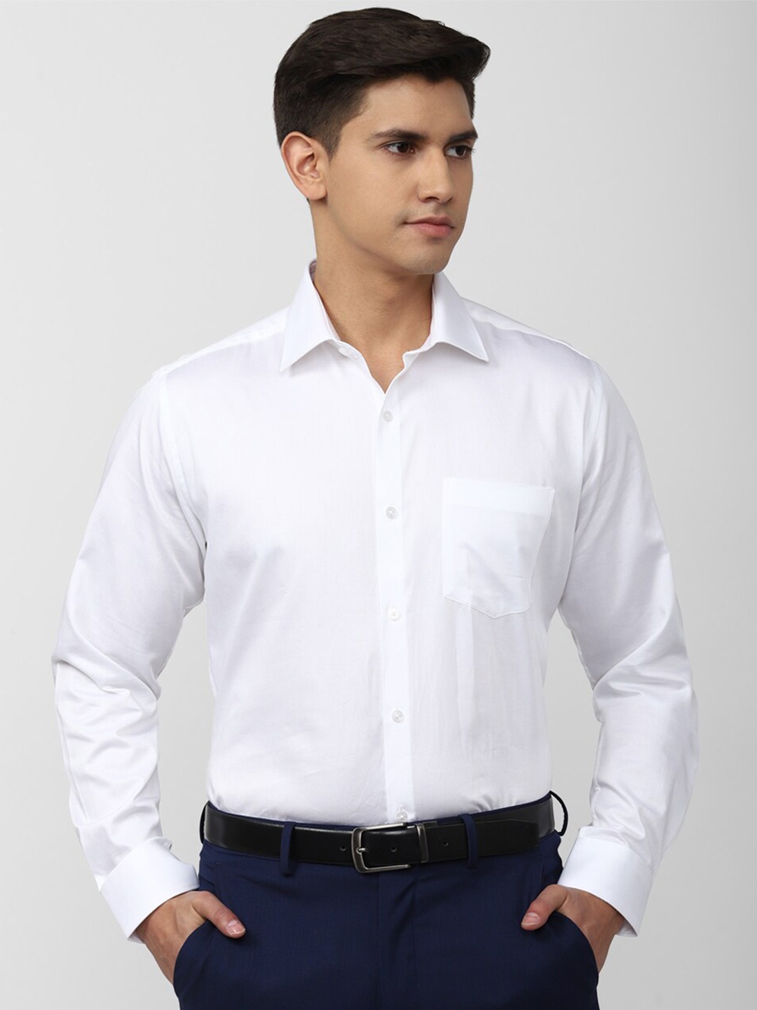 

Van Heusen Spread Collar Pure Cotton Formal Shirt, White