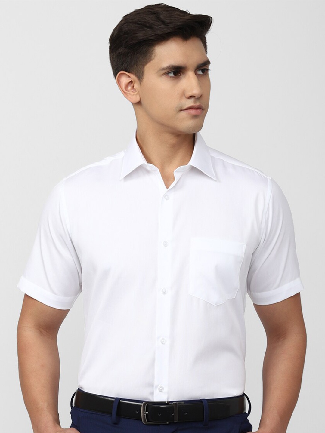 

Van Heusen Spread Collar Pure Cotton Formal Shirt, White