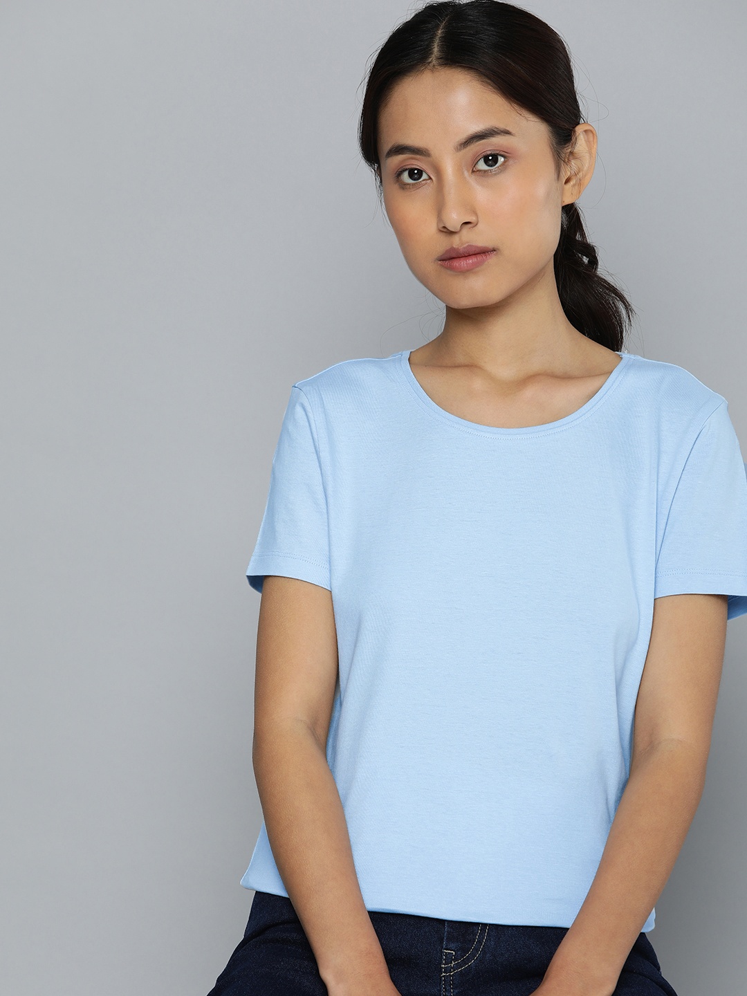 

ether Solid T-shirt, Blue