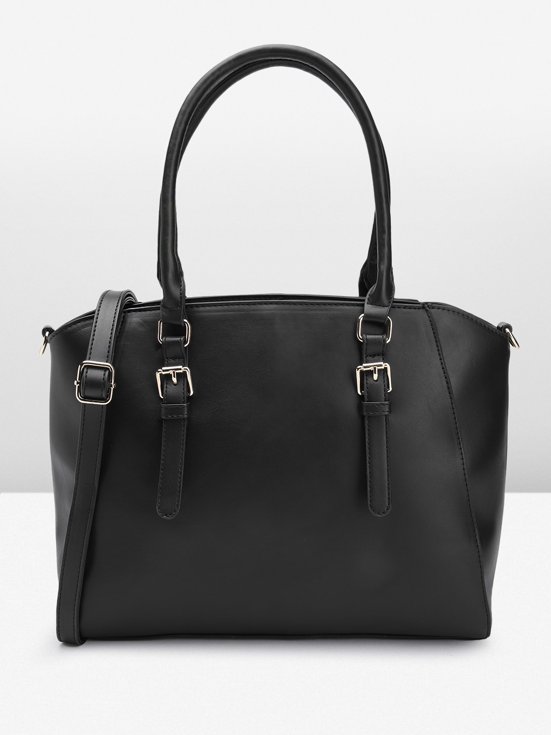 

Sugarush PU Structured Satchel, Black