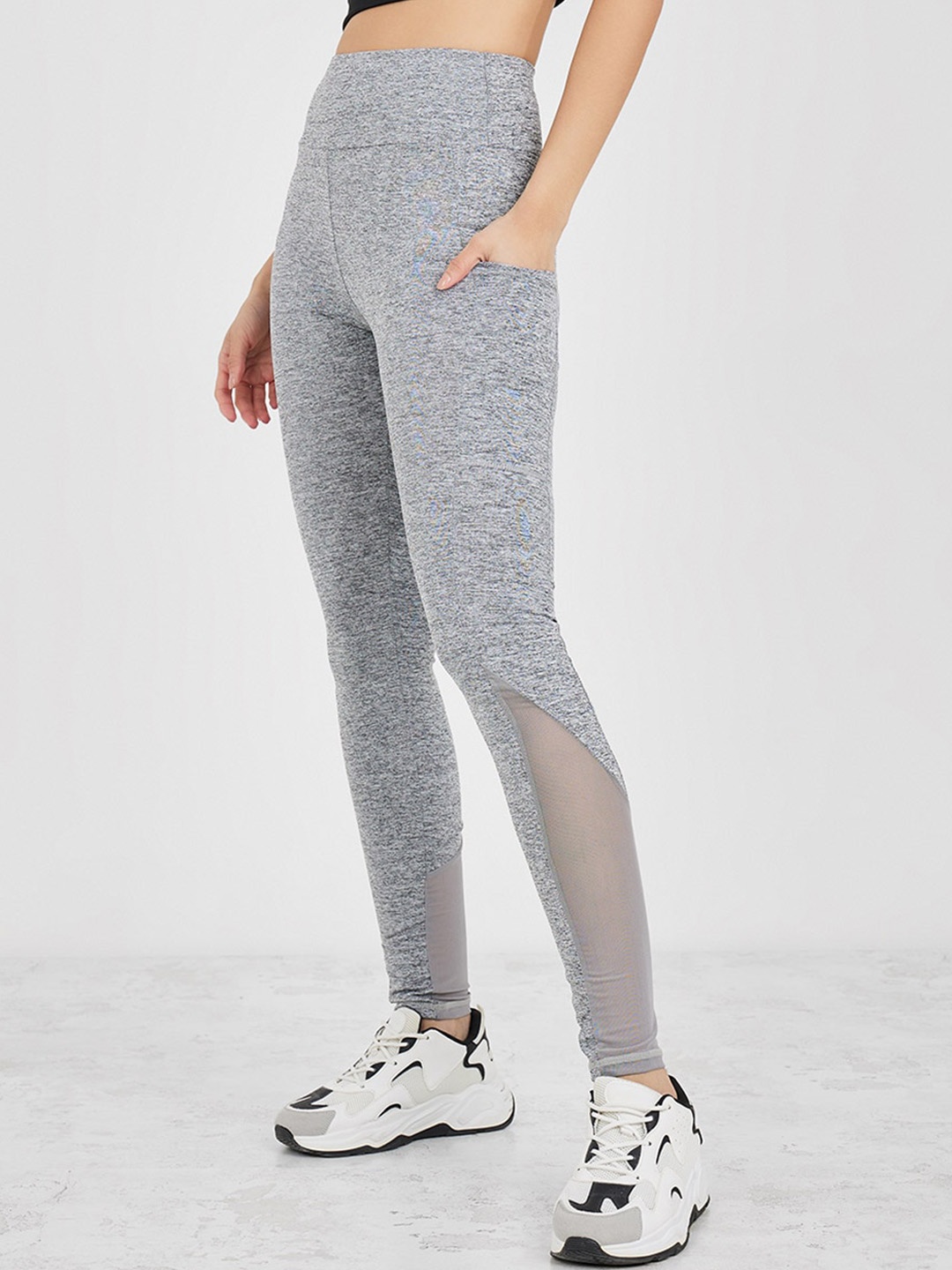 

Styli Women Grey Training Or Gym Tights