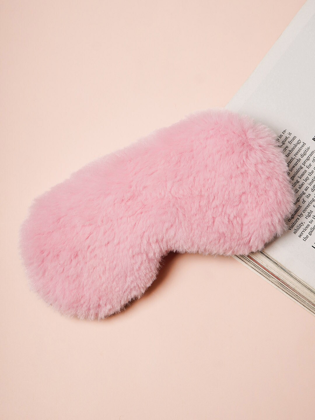 

Crazy Corner Fur Light Weight Eye Mask, Pink