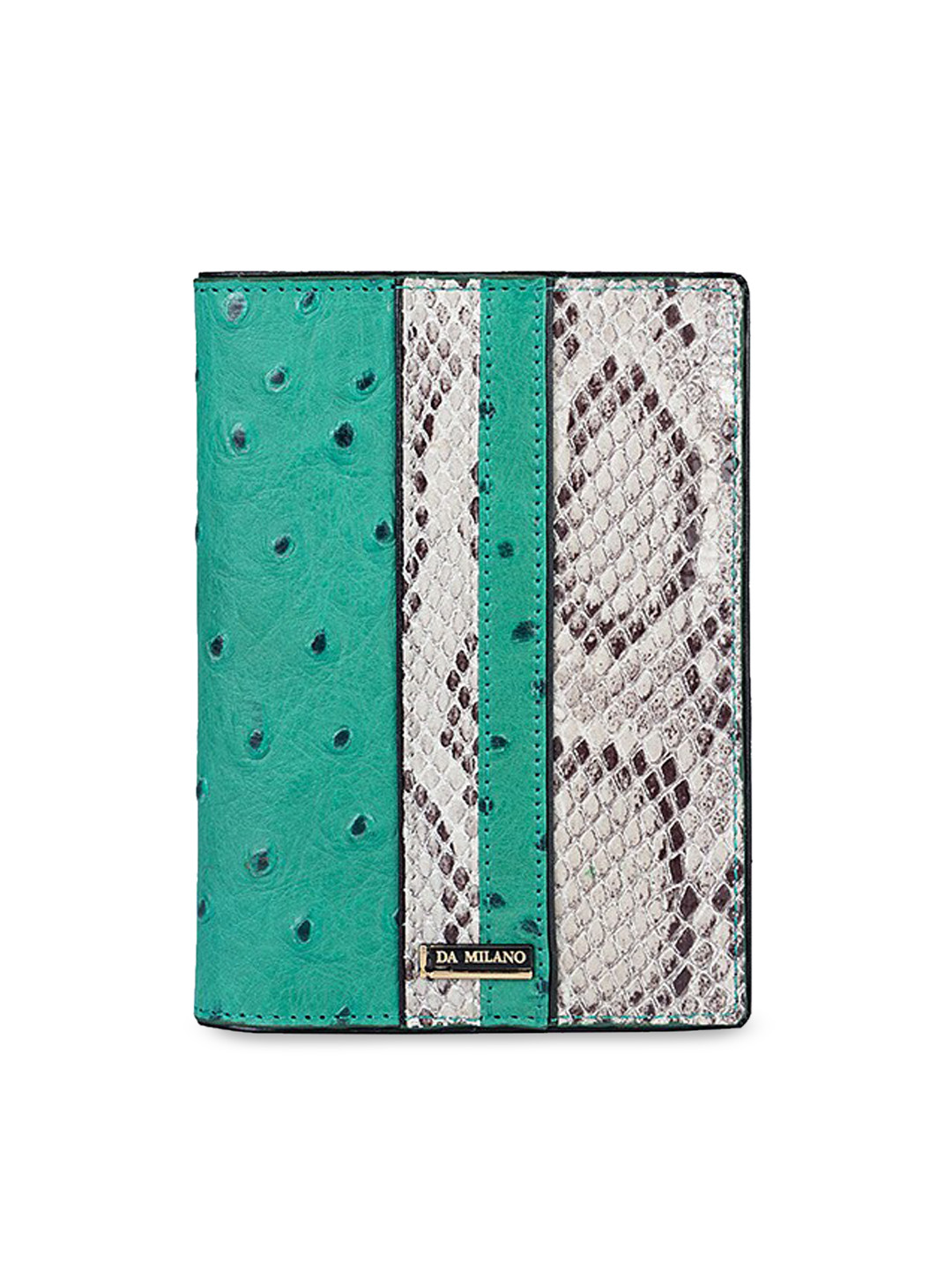 

Da Milano Genuine Leather Passport Cover, Green
