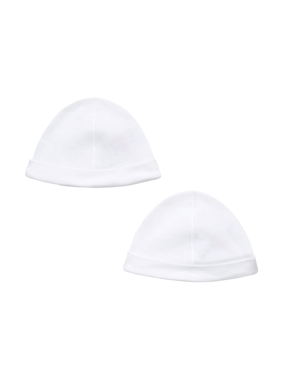 

mothercare Infants Pack Of 2 Beanie, White