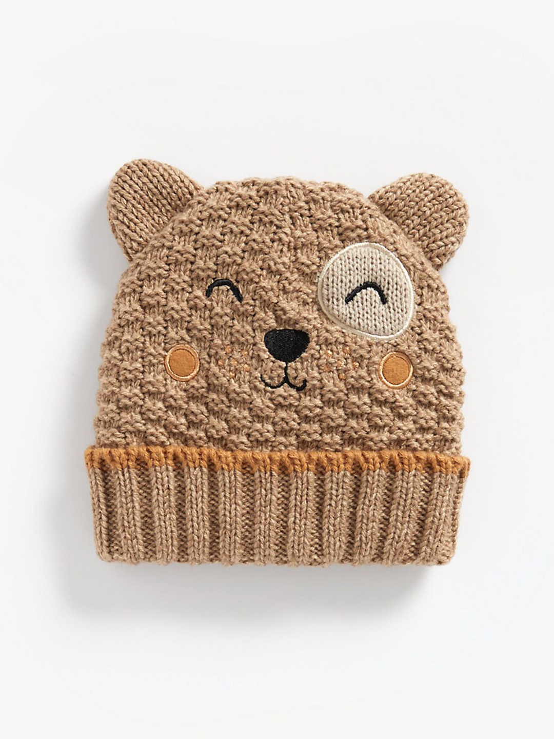 

mothercare Infants Boys Acrylic Beanie, Beige