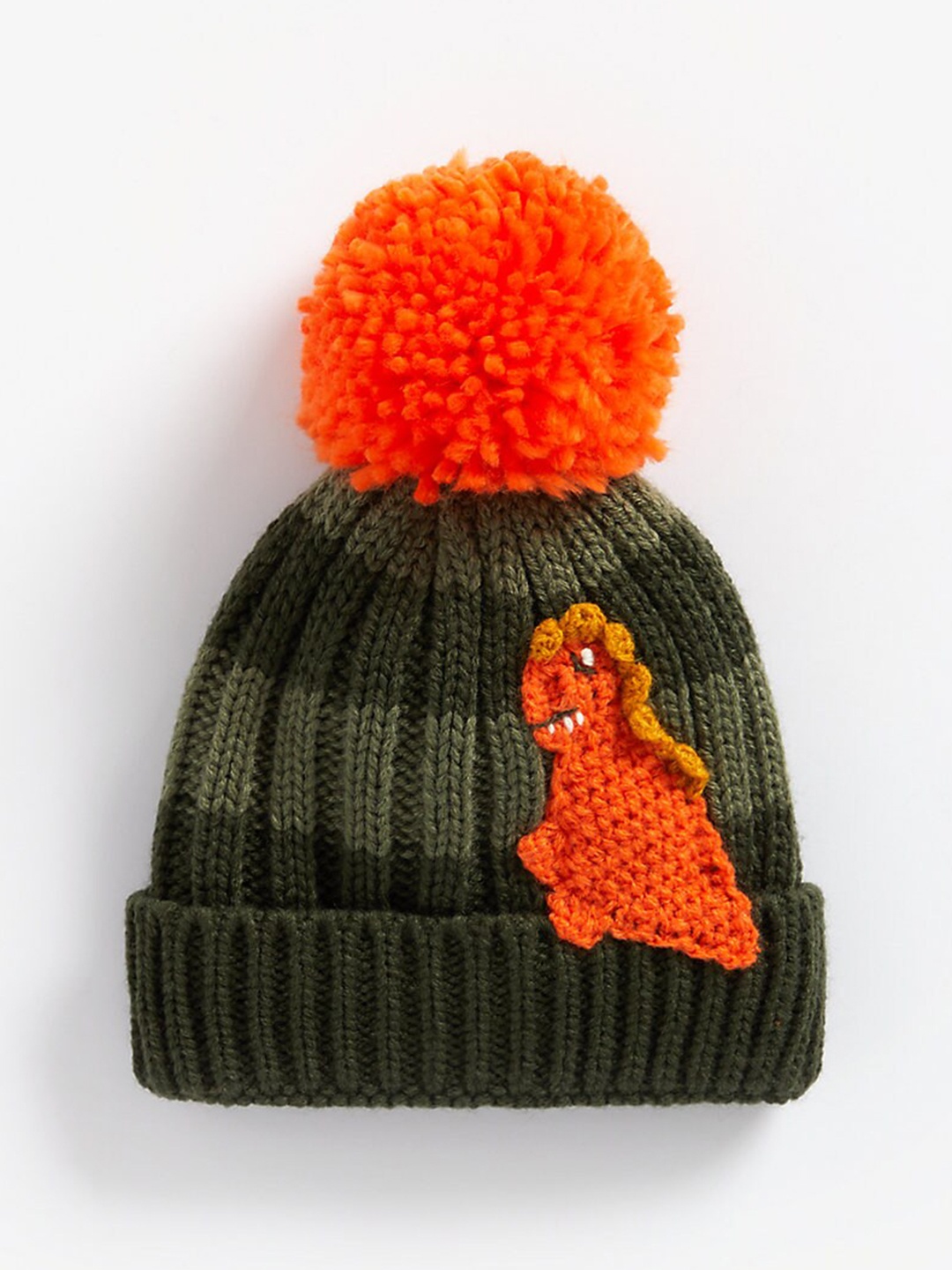 

mothercare Boys Self Design Acrylic Beanie, Green